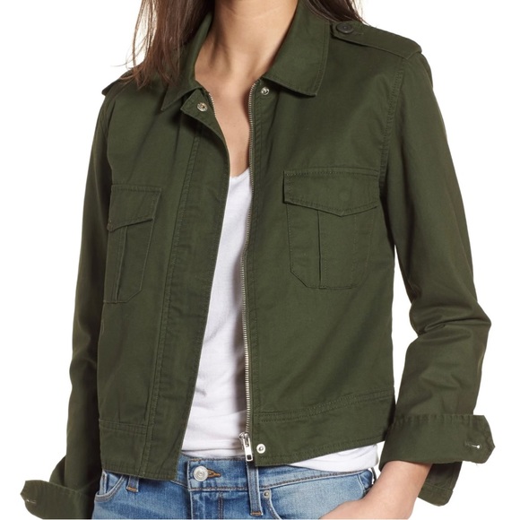 BB Dakota Jackets & Blazers - BB Dakota NWOT Maddox Jacket Army Green Small